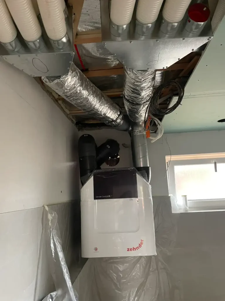 Rekuperační jednotka Zehnder ComfoAir Q350 instalace Třešť